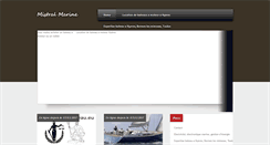 Desktop Screenshot of mistral-marine.com